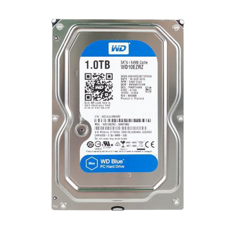 Жесткий диск Western Digital 1Tb Caviar Blue 5400rpm 64Mb SATA3 (WD10EZRZ)